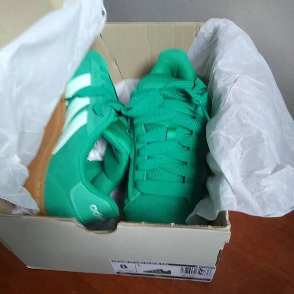New adidas Grand Court Alpha Court Green Clear Mint Gum Fat Tongue Fat Laces8